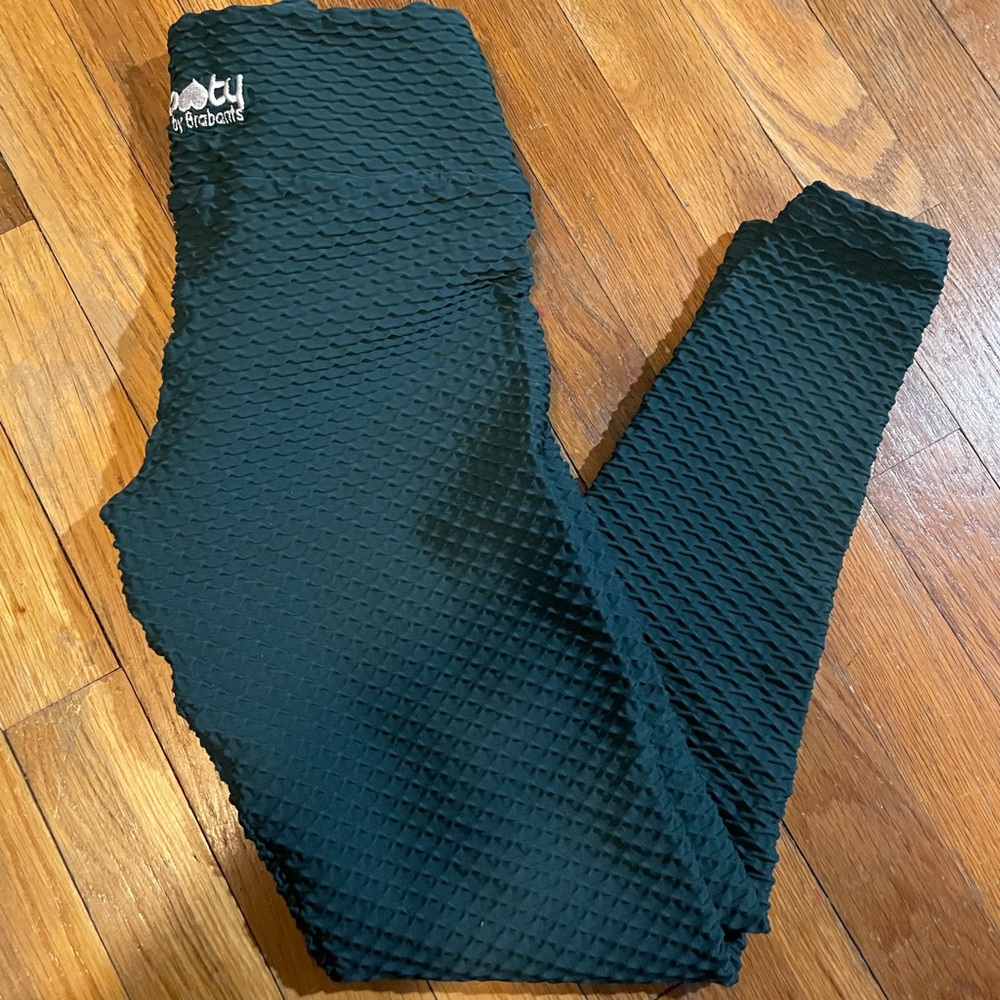 Booty by Brabants Croco Skin Leggings, Emerald